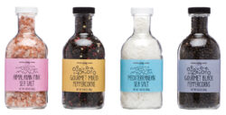 bulk salt pepper label jar packaging design